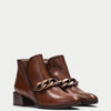Hispanitas Tan Leather Ankle Boots HI211680