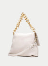 Hispanitas White Leather Shoulder Bag