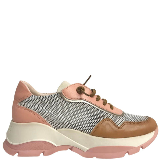 Hispanitas Colour Block Leather Sneakers - Pink/Tan CHV211393