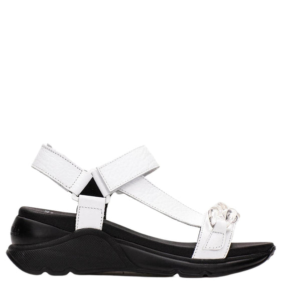 Hispanitas White Leather Sandals HV211089