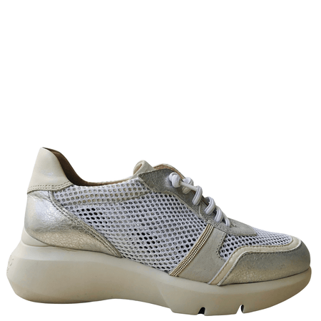 Hispanitas White & Silver Sneakers