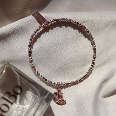 ChloBo Curved Feather Bracelet - Two Tone