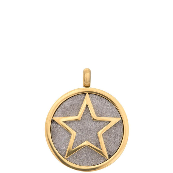 iXXXi Glamour Star Pendant Charm - Two Tone