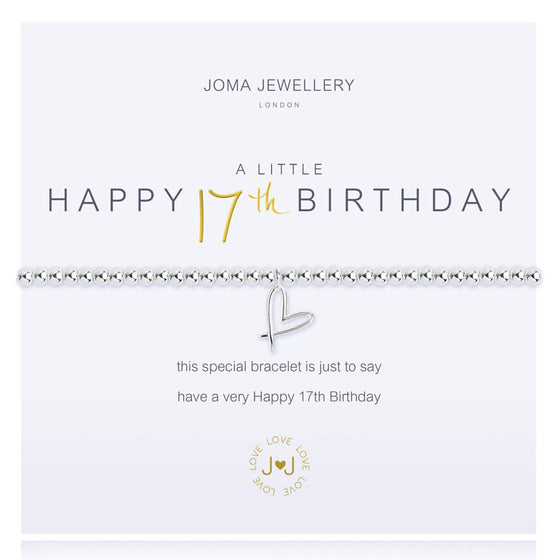 Joma Happy 17th Birthday Bracelet