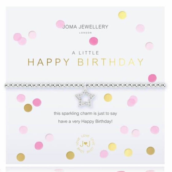 Joma Happy Birthday Bracelet