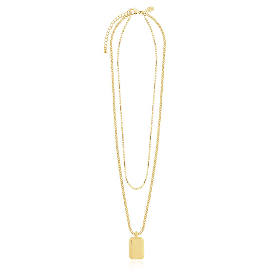 Joma Kismet Chains - Gold Tag Necklace