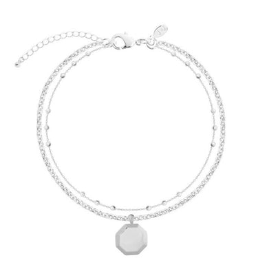 Joma Kismet Chains - Silver Hex Bracelet