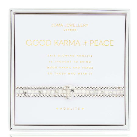 Joma Wellness Stones Bracelet - Good Karma & Peace