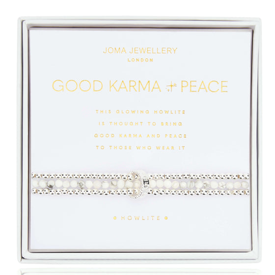 Joma Wellness Stones Bracelet - Good Karma & Peace