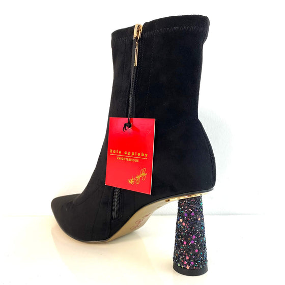 Kate Appleby Burnsley Sparkly Heel Boots - Black