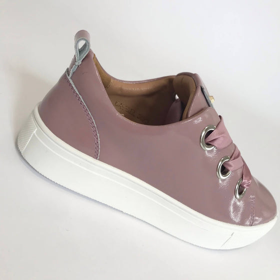 Kate Appleby Cartmel Ribbon Lace Sneakers - Dusky Pink