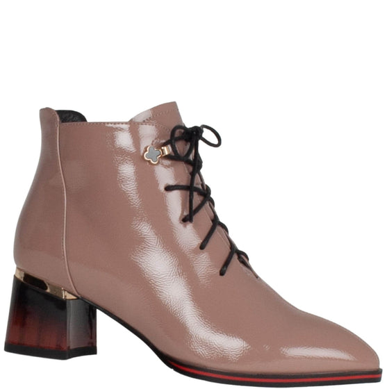 Kate Appleby Llanfair Small Heeled Lace Up Boots - Pink