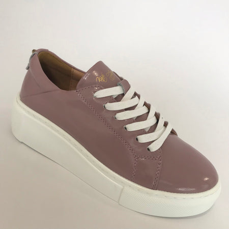 Kate Appleby Thirsh Patent Sneakers - Blush Pink