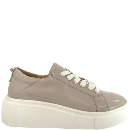 Kate Appleby Thirsh Patent Sneakers - Putty