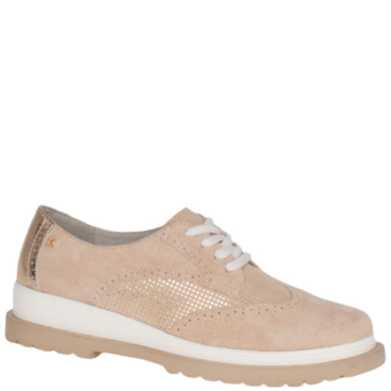 Kate Appleby Whitburn Nude Lace Up Shoes