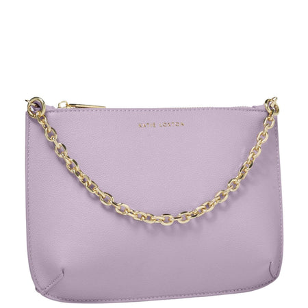 Katie Loxton Astrid Chain Lilac Clutch Bag