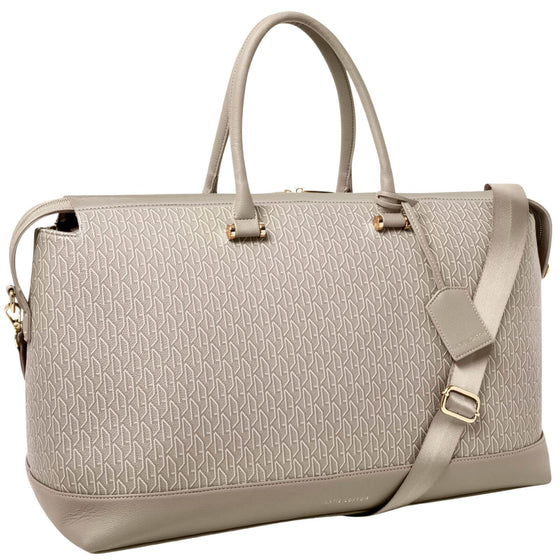 Katie Loxton Taupe Signature Weekend Bag
