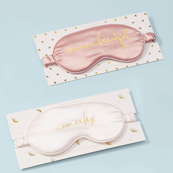 Katie Loxton Satin Eye Mask - And Relax