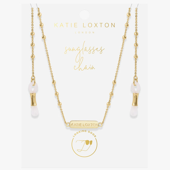 Katie Loxton Sunglasses Chain - Gold KLSG022