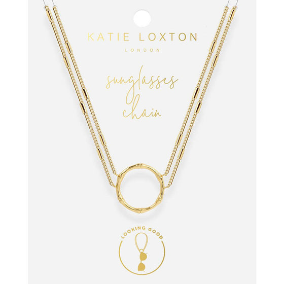 Katie Loxton Sunglasses Chain - Gold KLSG024