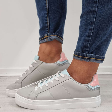 Lloyd & Pryce 'For her' Rogers Sneakers - Grey