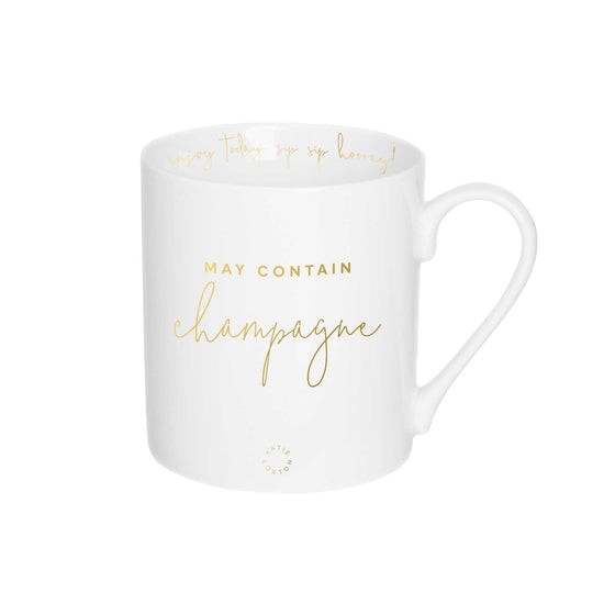 Katie Loxton May Contain Champagne Mug