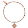 ChloBo Open Star Circle Bracelet - Rose Gold & Silver