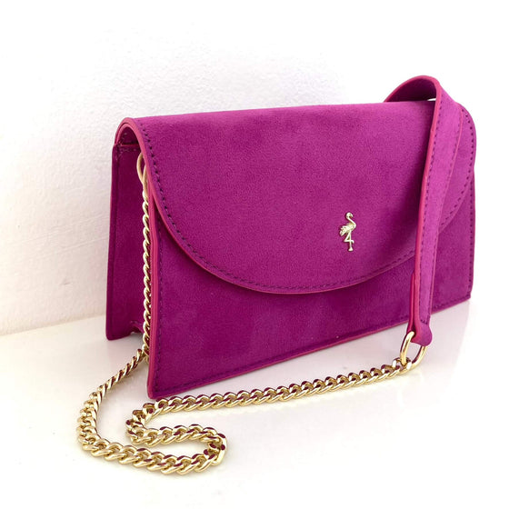 Menbur Pink Chain Shoulder Bag