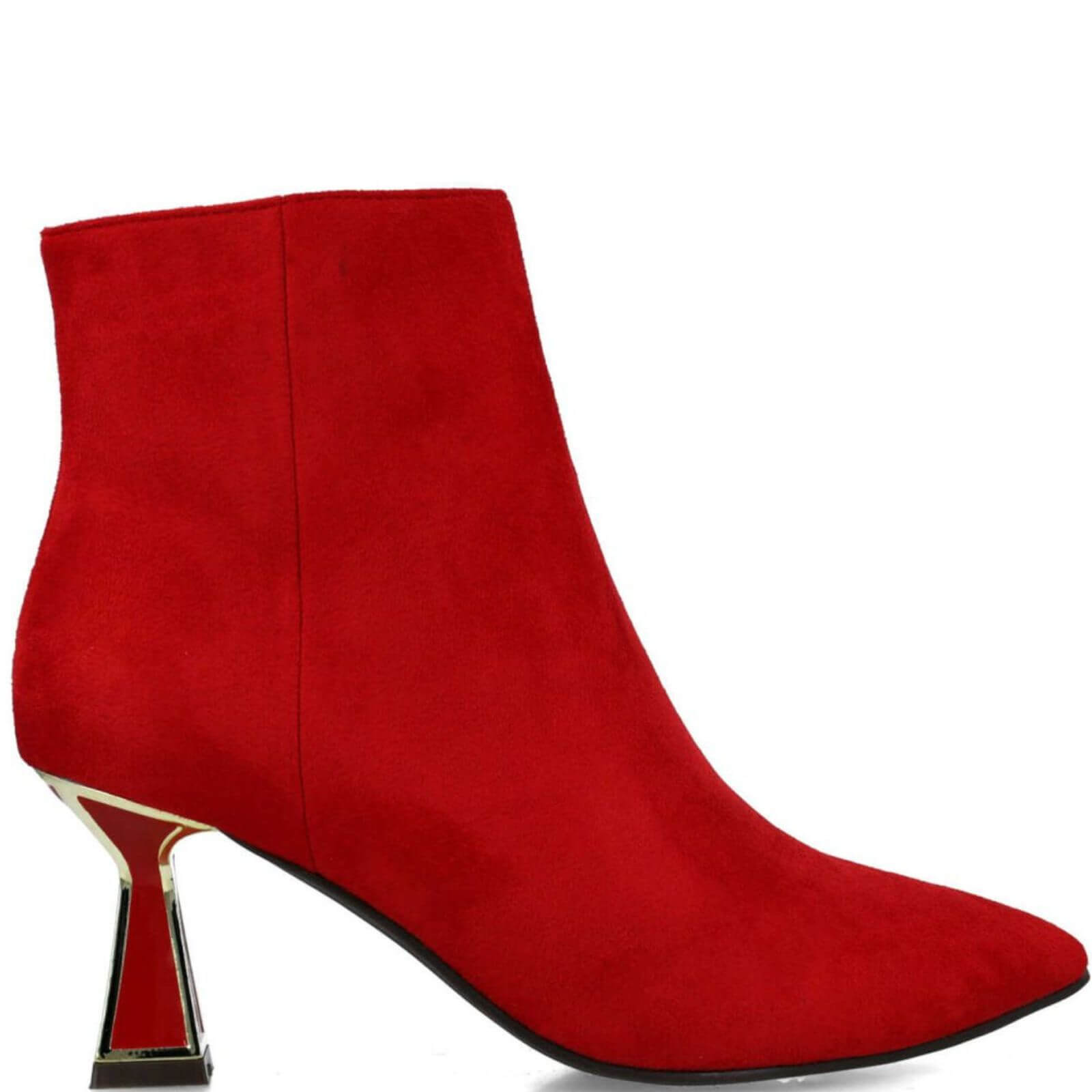 Red Ankle Boots Front | Ankle Boots Red Wine Woman | Red Ankle Boots Women  - Big Size - Aliexpress