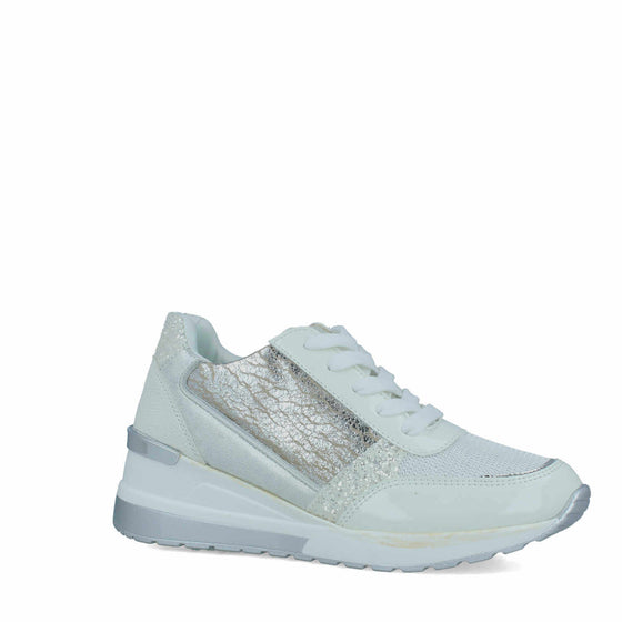 Menbur White & Silver Sneakers
