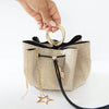 Donna May Mini Drawstring Bag - Gold Sparkle