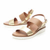 Mode In Pelle Navasi Sandals - Tan/Gold