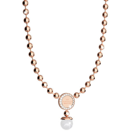 Rebecca Rose Gold Hollywood Pearl Necklace