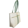 NeroGiardini Beige & Sage Green Tote Bag