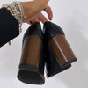 NeroGiardini Black Leather Platform Shoes