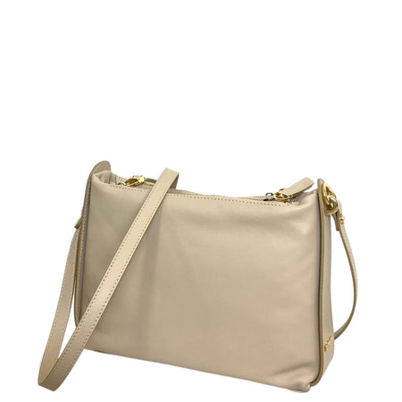 NeroGiardini Taupe Leather Crossbag Bag