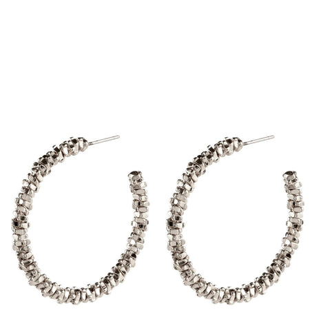 Pilgrim Noa Silver Hoop Earrings