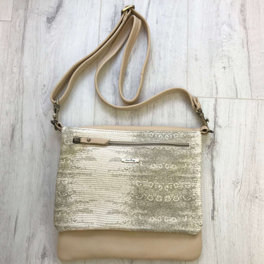 Owen Barry Cole Leather Bag - Palladium Pebbles