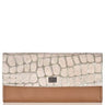 Owen Barry Large Vermont Leather Purse -  Jasper Gold Toffee