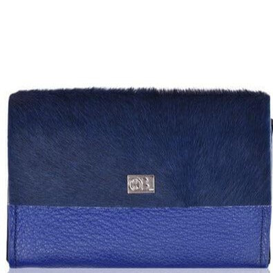 Owen Barry Small Vermont Leather Purse - Indigo Malibu