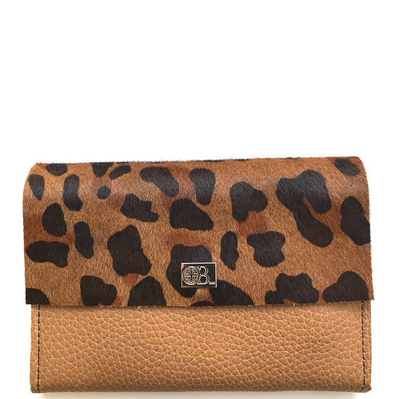 Owen Barry Small Vermont Leather Purse - Savannah Toffee