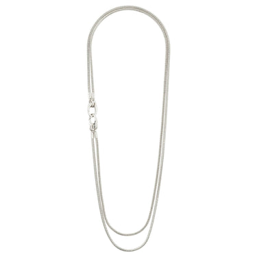 Pilgrim Solidarity Silver Snake Chain Necklace