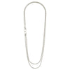 Pilgrim Solidarity Silver Snake Chain Necklace