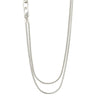 Pilgrim Solidarity Silver Snake Chain Necklace