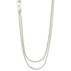 Pilgrim Solidarity Silver Snake Chain Necklace