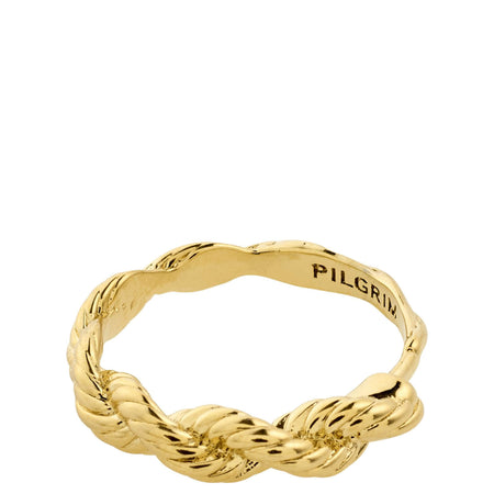 Pilgrim Annika Gold Rope Ring