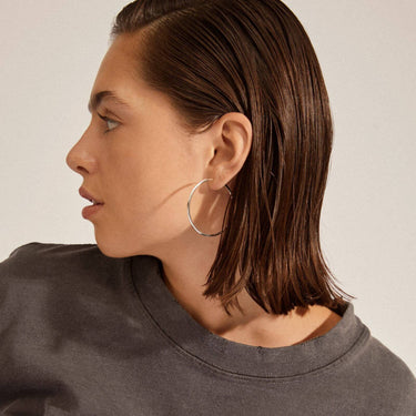 Pilgrim April Silver Hoop Earrings