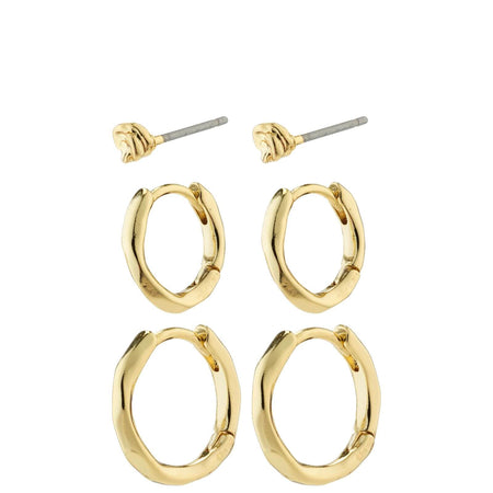 Pilgrim Arya Gold Earring Set