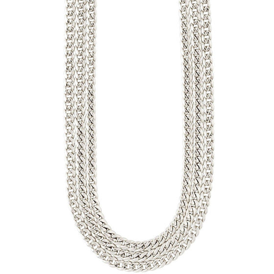 Pilgrim Authenticity Silver Curb Chain Necklace