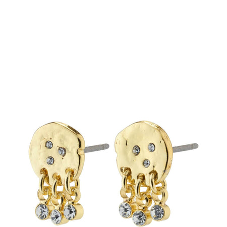 Pilgrim Breathe Gold Small Stud Earrings